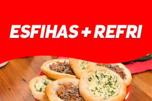 Esfihas + Refrigerante
