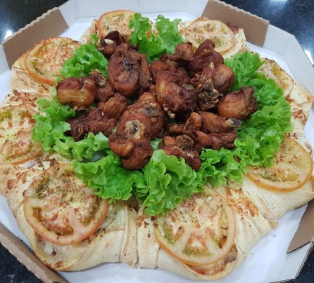 GUIRLANDA DE PIZZA C/ PORÇÕES