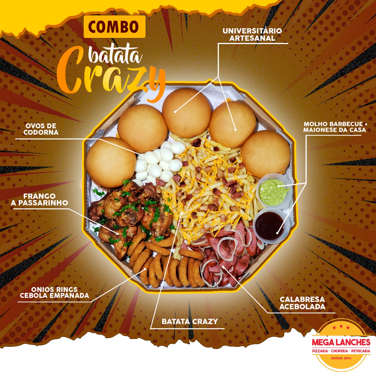 Casa Kill Lanches - Sextouu!! Se liga nessa promoção topzera, na compra de  qualquer lanche do nosso cardápio + 7,50 você leva 250g de batata e 1refri  guaraná lata grátis! Perde tempo