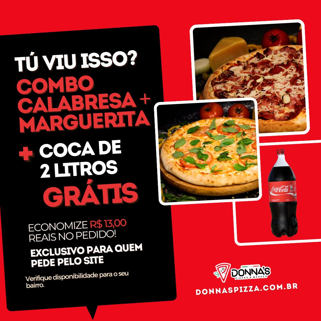 Peça Online! - Donna's Pizza - Delivery