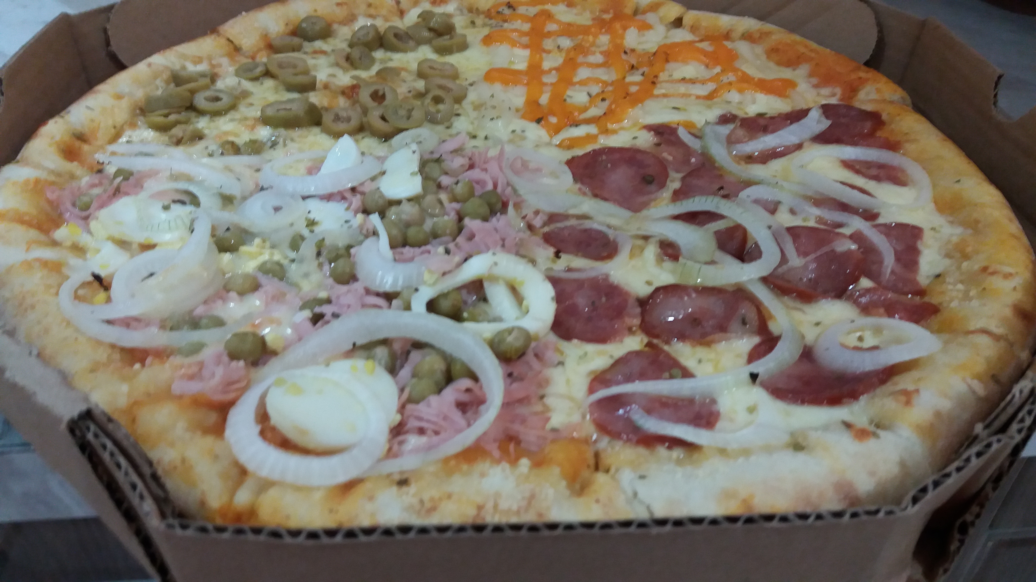 Pizza média