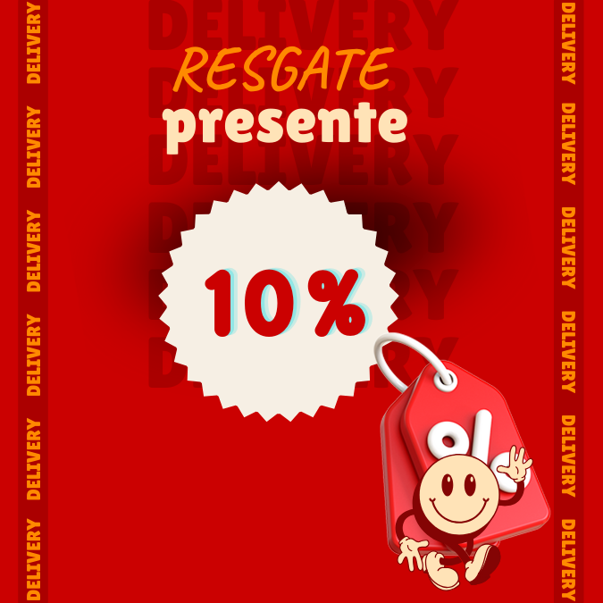 10 % DE DESCONTO
