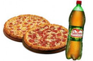Combo Nº5 - 2 Pizzas Grandes + Refrigerante 1L
