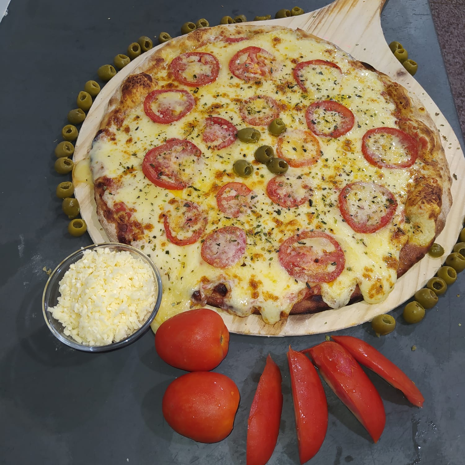 Pizza Premium com borda catupiry original
