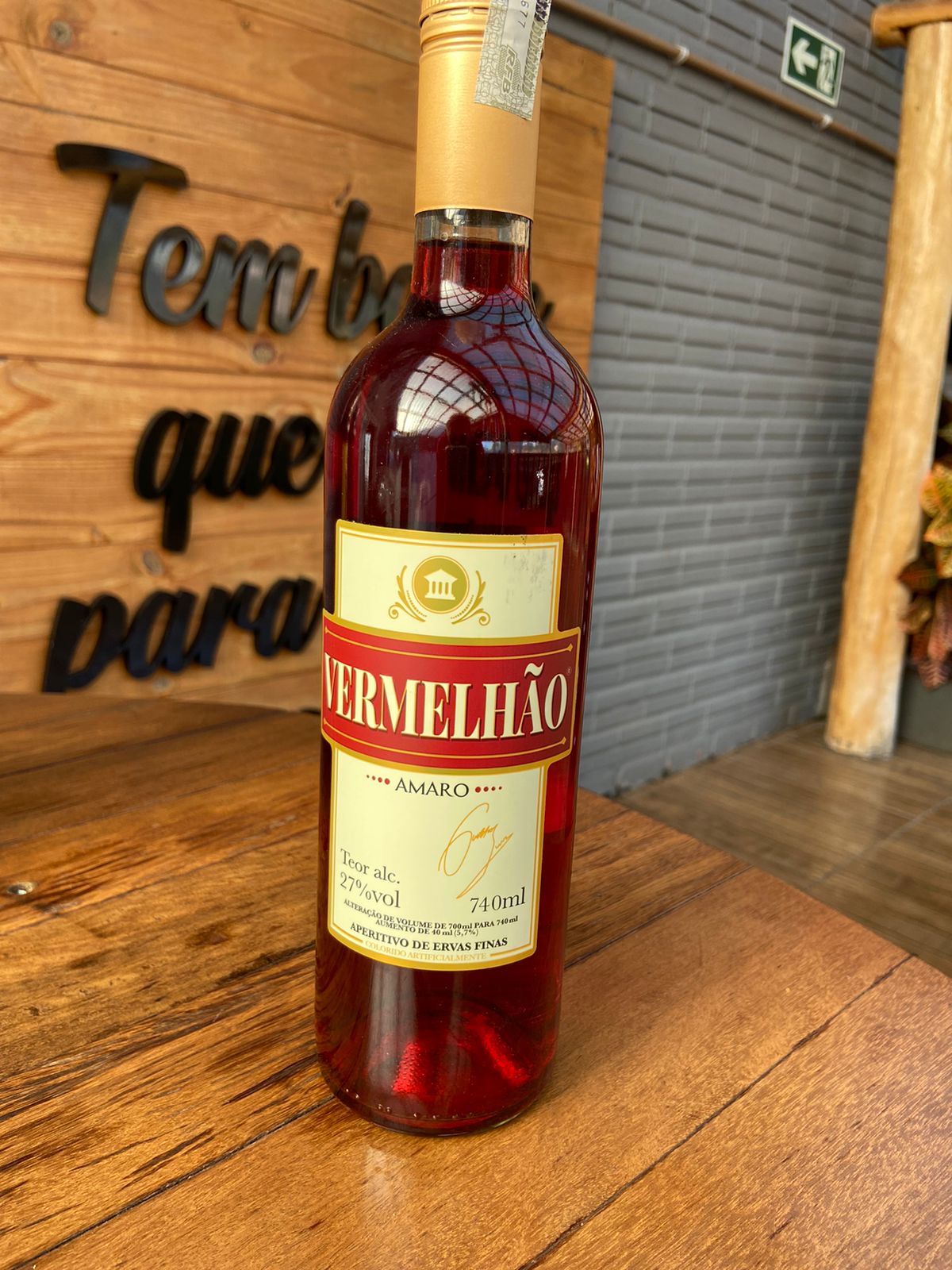 Aperitivo Bitter Vermelhão