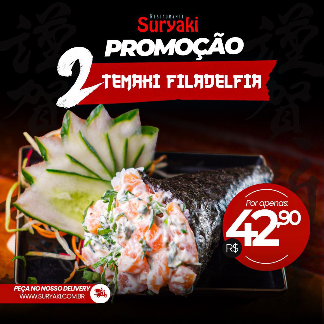 COMBO 2 TEMAKI FILADELFIA