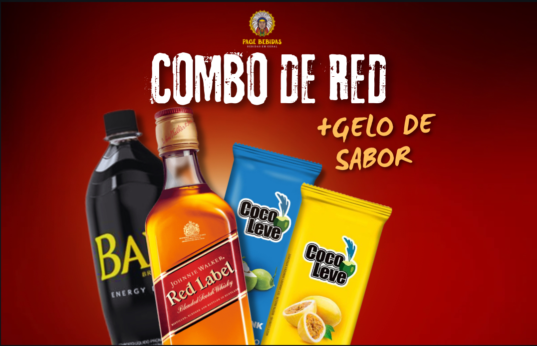 Kit Red Label + Gelo de Sabor Barra 