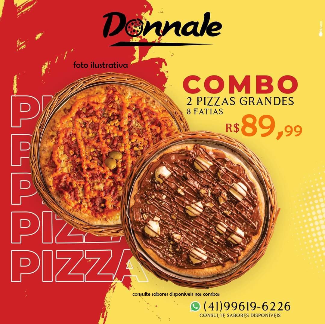 Combo 2 pizzas grande