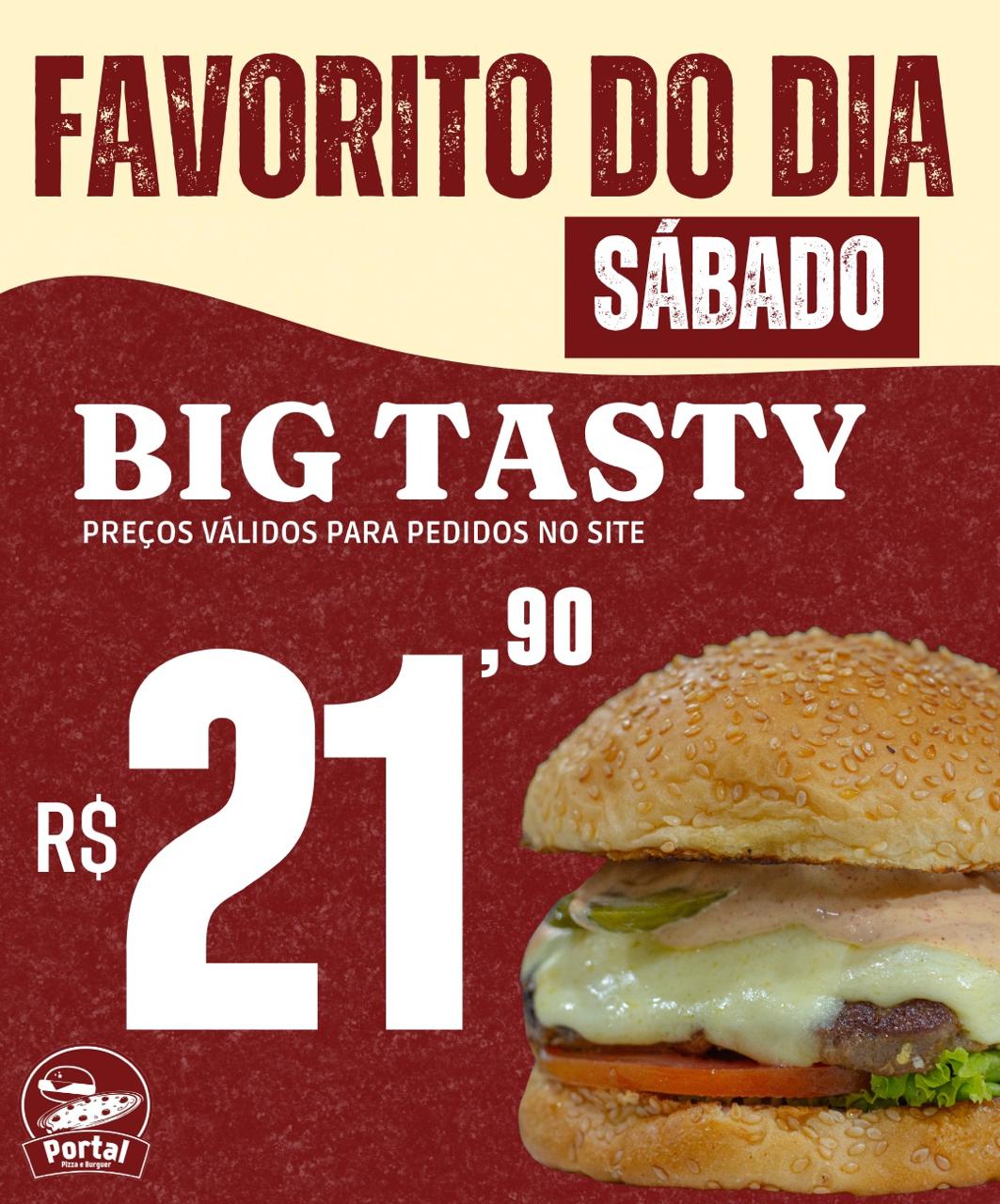 BARATO DO DIA hamburguer Big Tasty