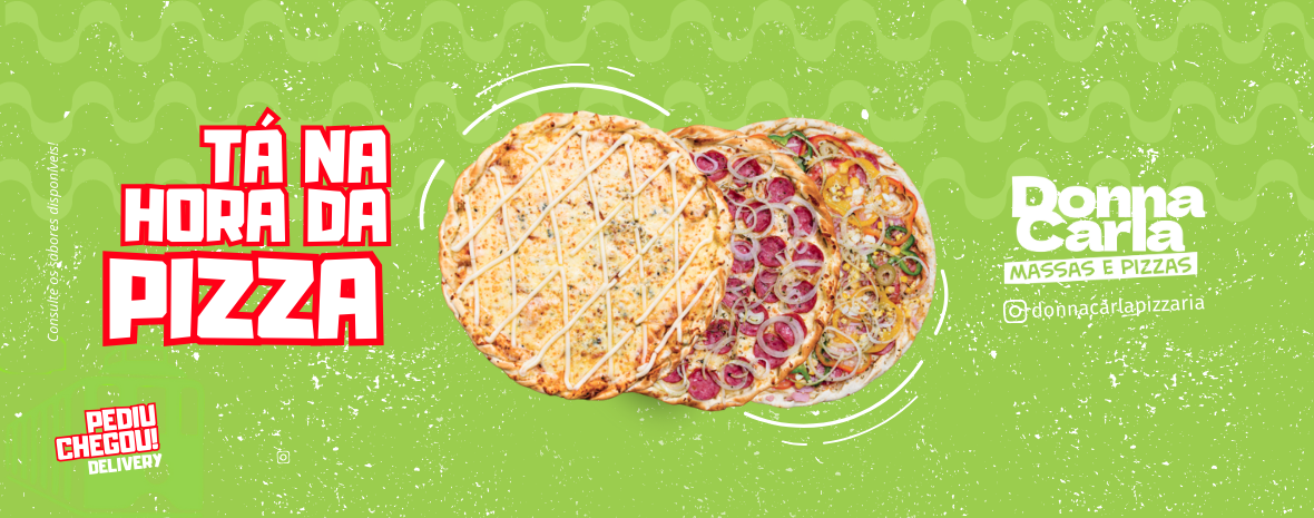Monte sua pizza agora mesmo