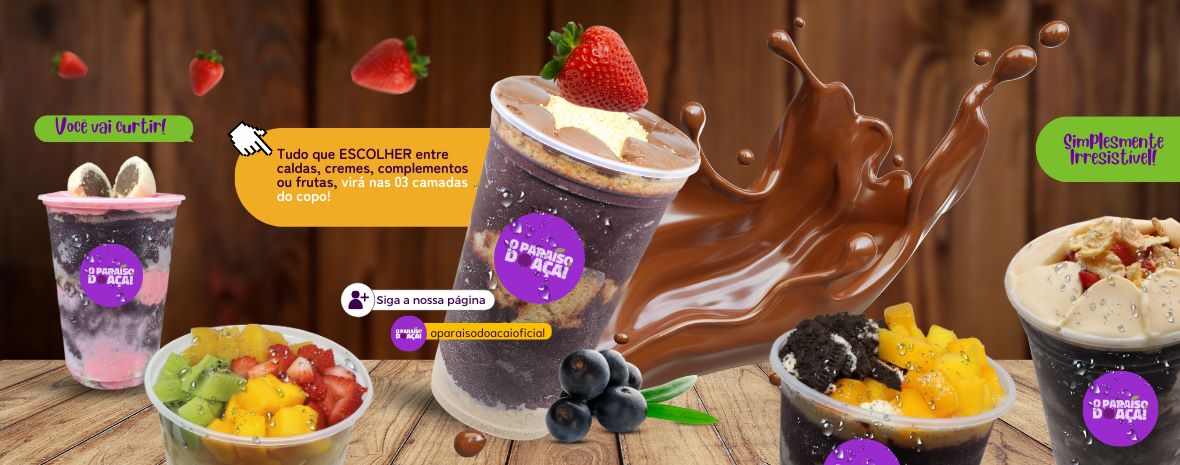 Peça já o seu Açaí