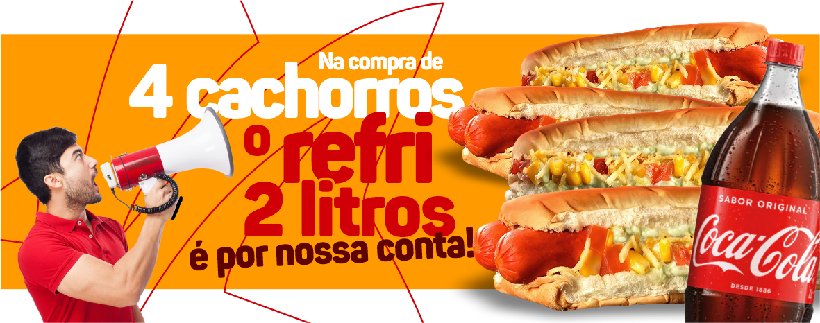 promo 4 dogs ganha 2L
