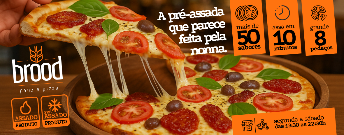 Pizzas pré-assadas Brood
