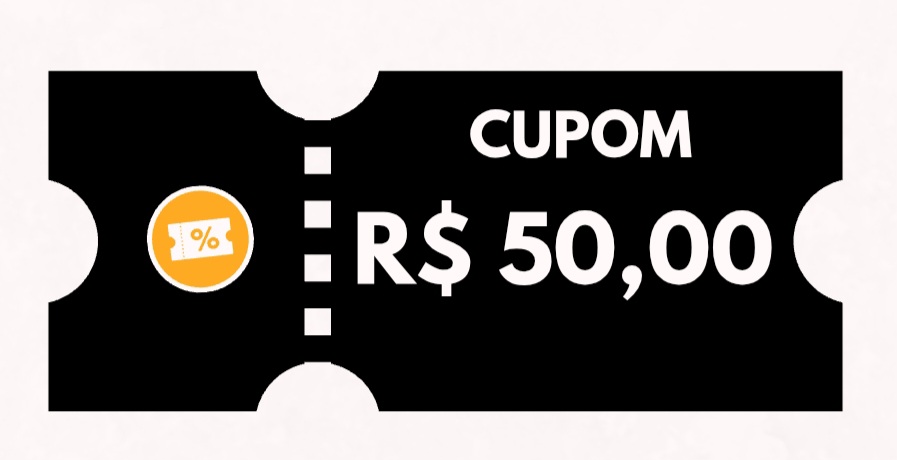 A cada 500 pontos, resgate cupom de R$ 50,00
