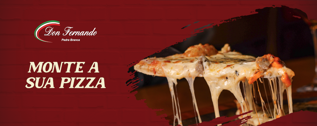 Monte sua pizza! Monte sua pizza!