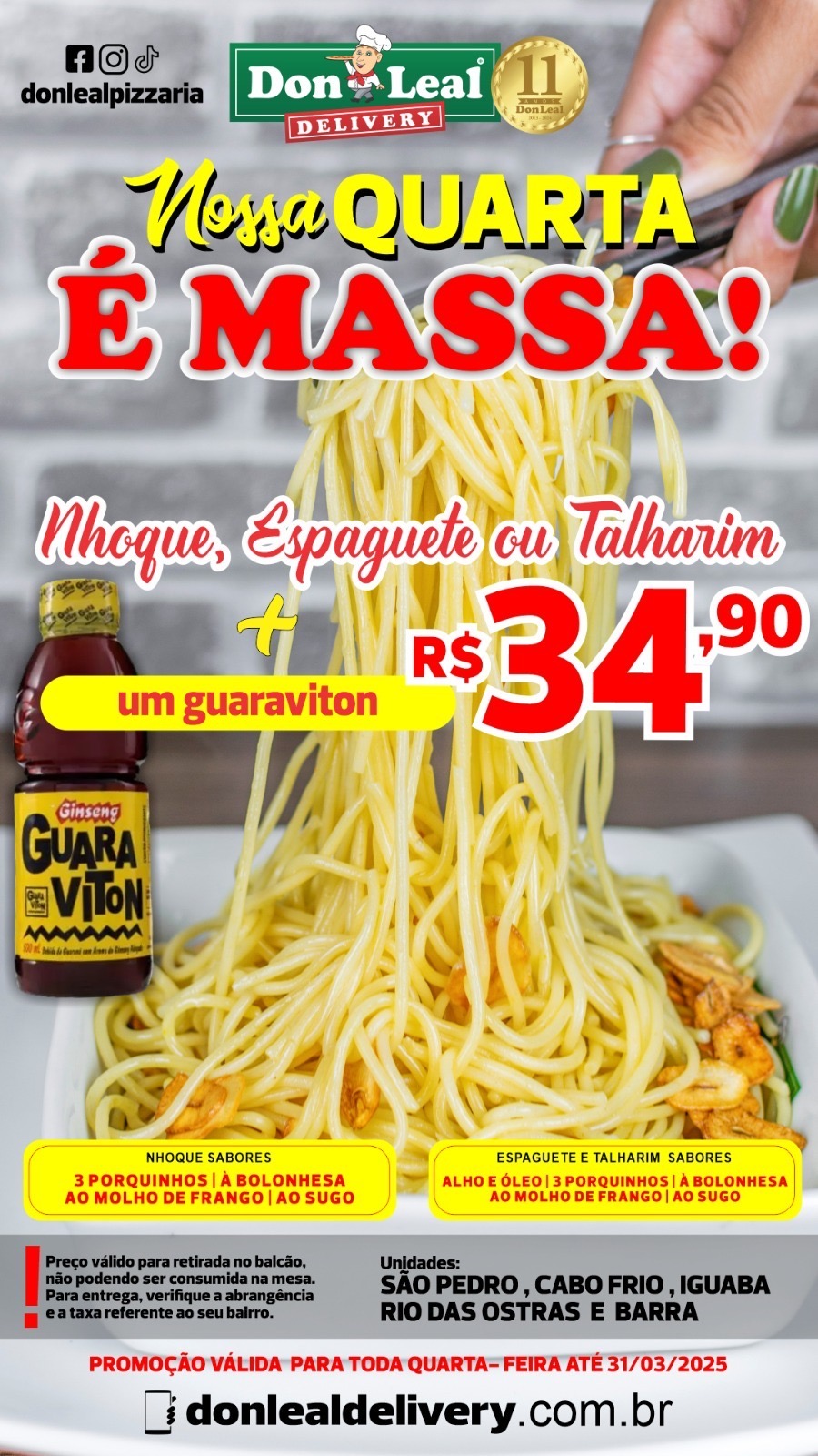 Promo Quarta é Massa