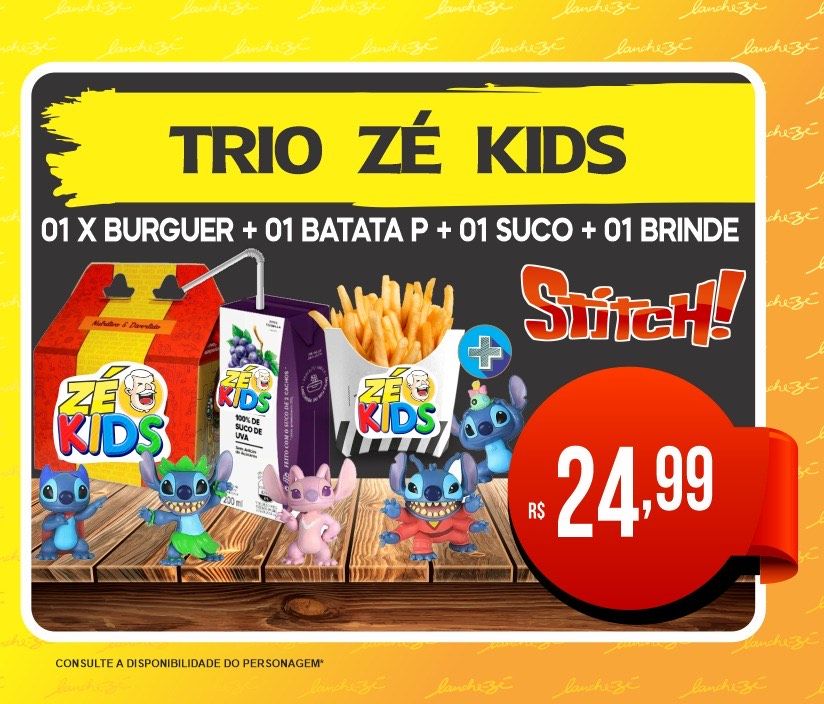 Combo Zé Kids + Brinquedo