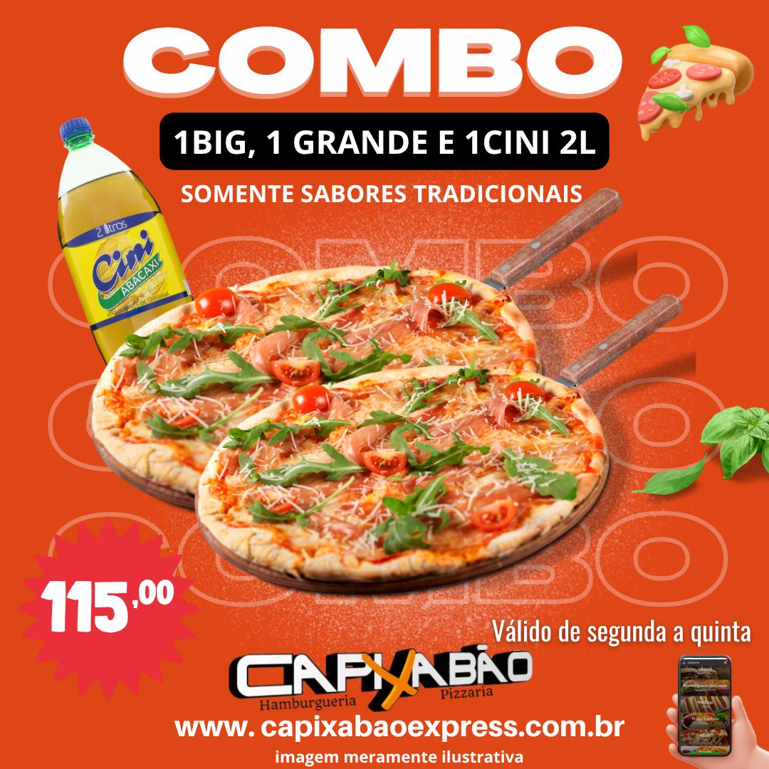 COMBO- 1BIG + 1GRANDE + CINI 2LT