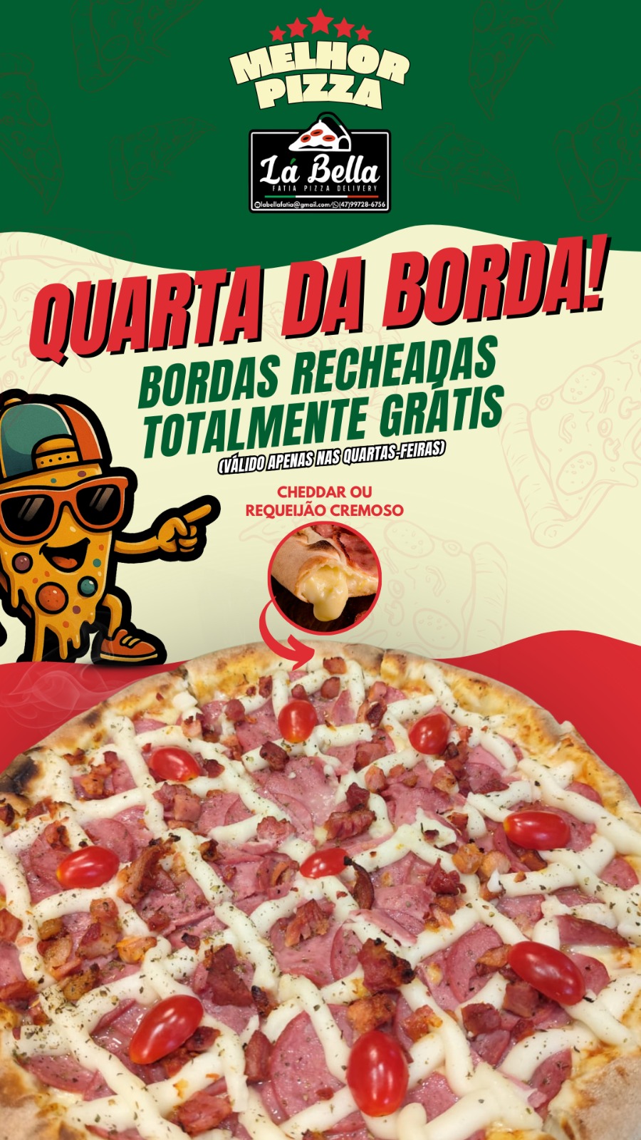 Promoção Borda Grátis