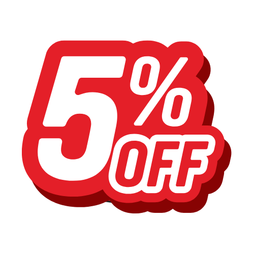 5% de Desconto