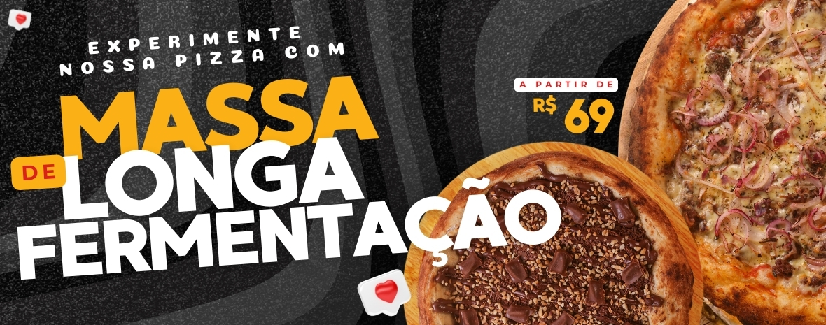 PIZZA COM MASSA ARTESANAL