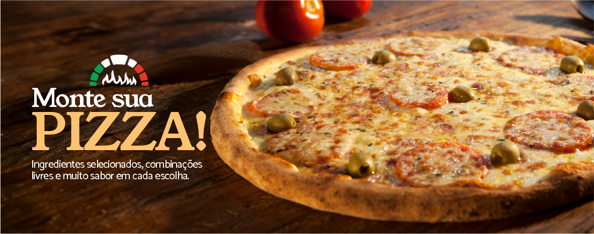 Monte sua pizza