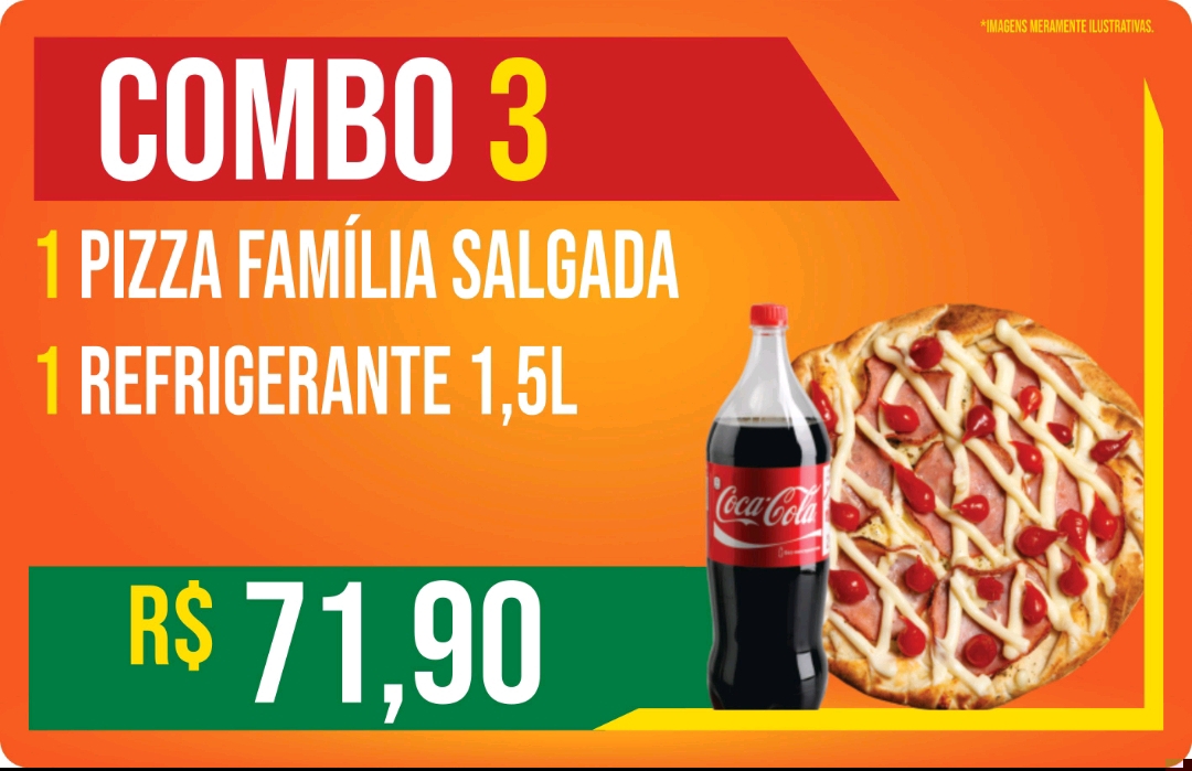 Combo 3 ( 12 Fatias + refrigerante 1,5 lt ) 
