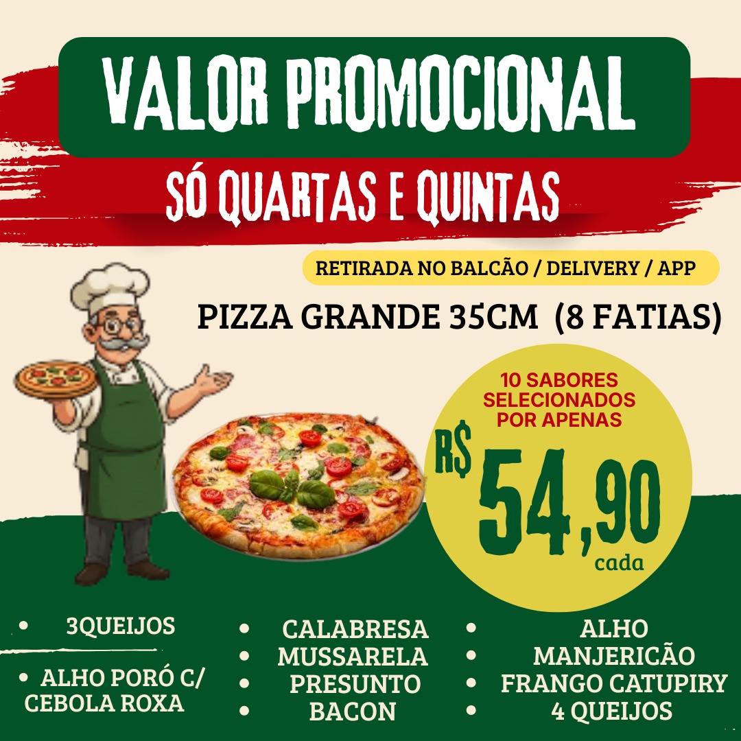 VALOR PROMOCIONAL: SABOR ÚNICO!