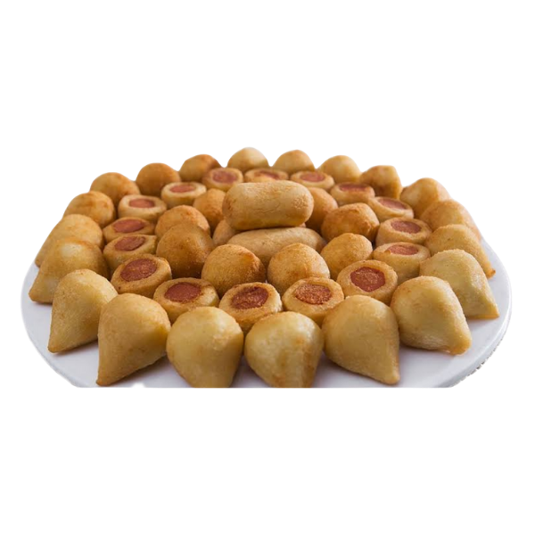 Vale 10 salgados aleatórios