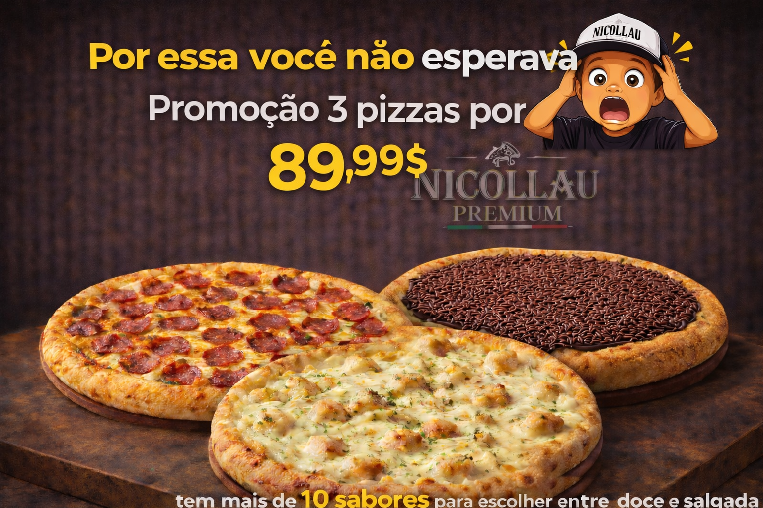 Deu a louca no nicollau