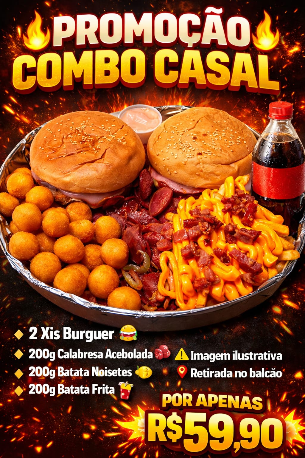 combo ( 2 ) casal+ refri 600ml