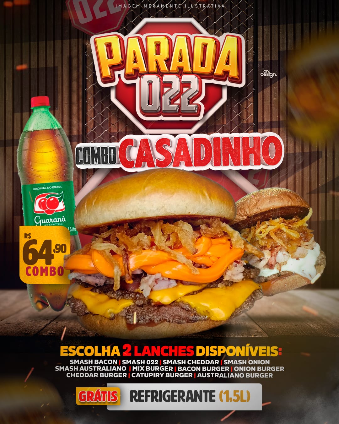 COMBO CASADINHO POR R$64,90