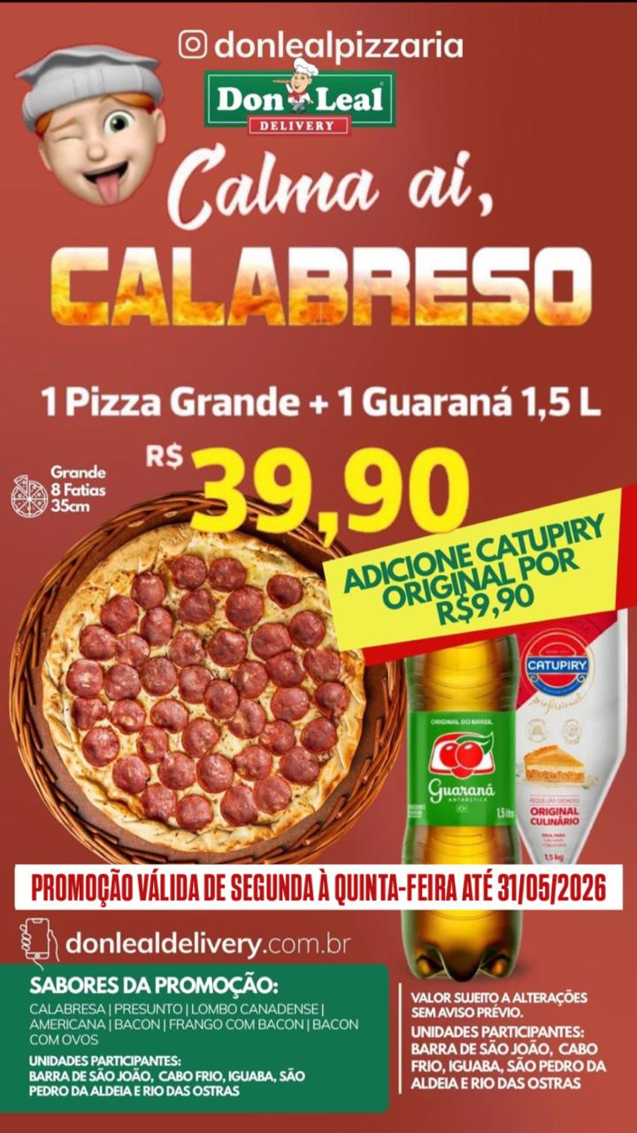 CALMA AI, CALABRESO R$39,90