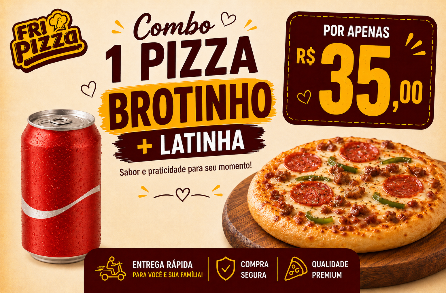 Brotinho + Refri 