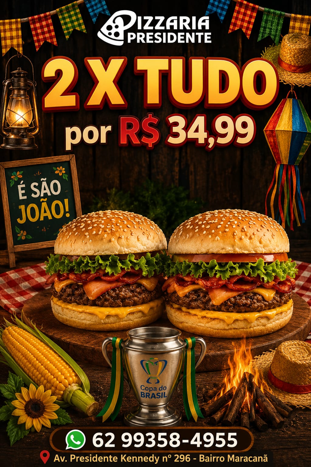 OFERTA DO MÊS ( X-TUDO EM DOBRO )