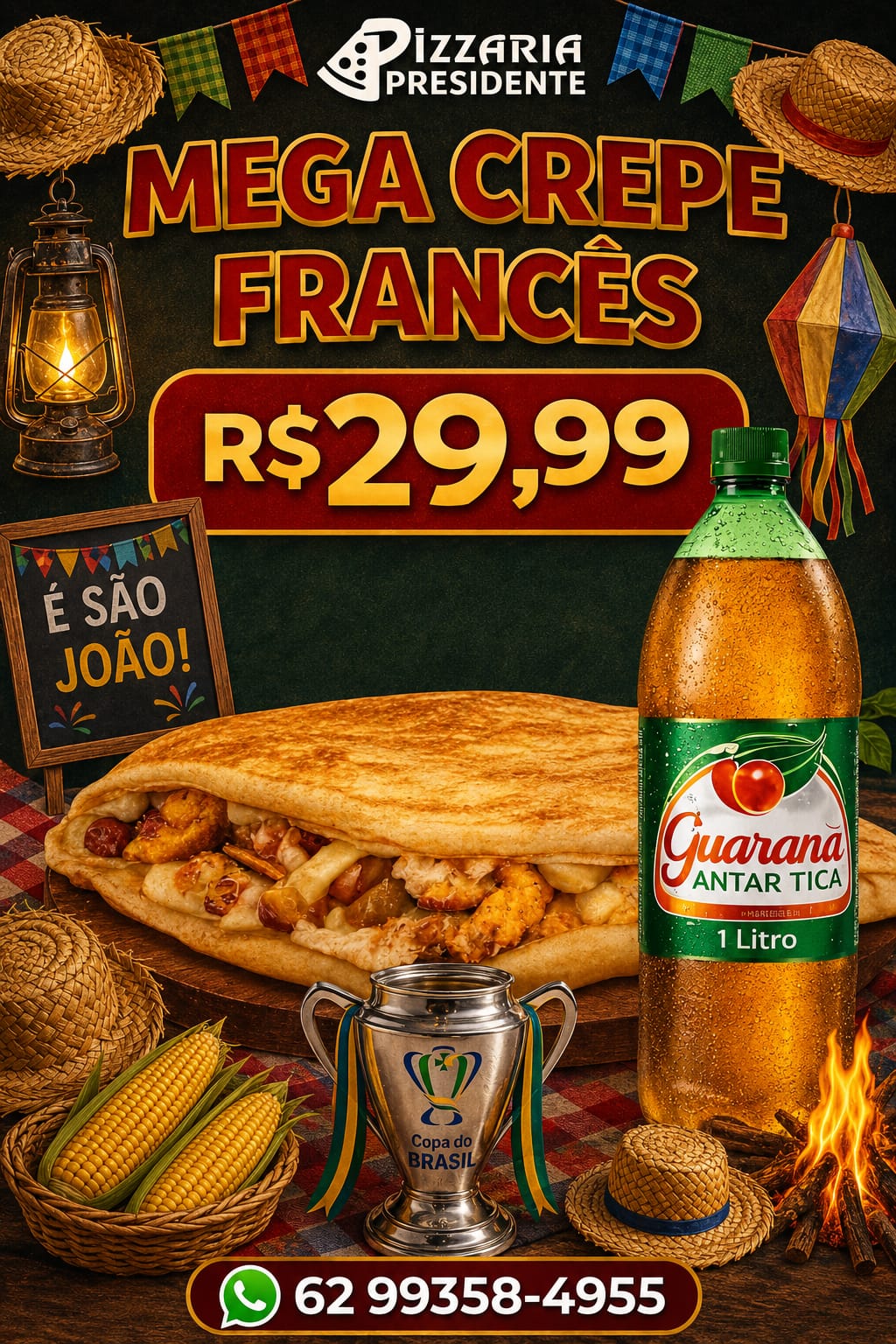OFERTA DO MÊS ( CREPE + REFRI )