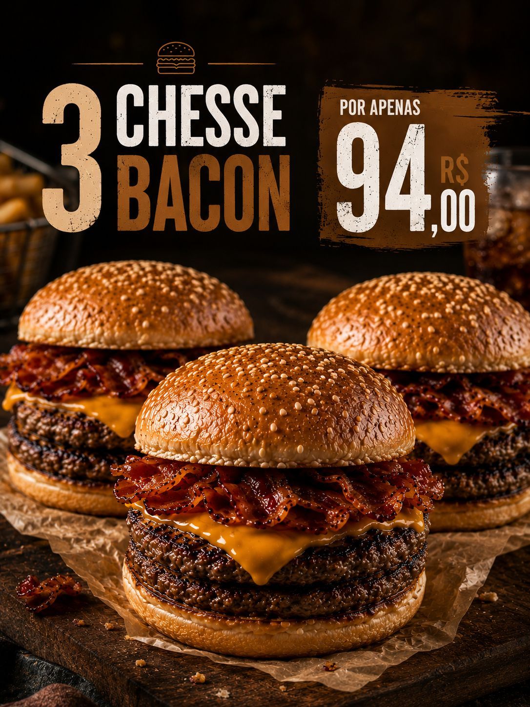 PROMOÇÃO CHESSE BACON