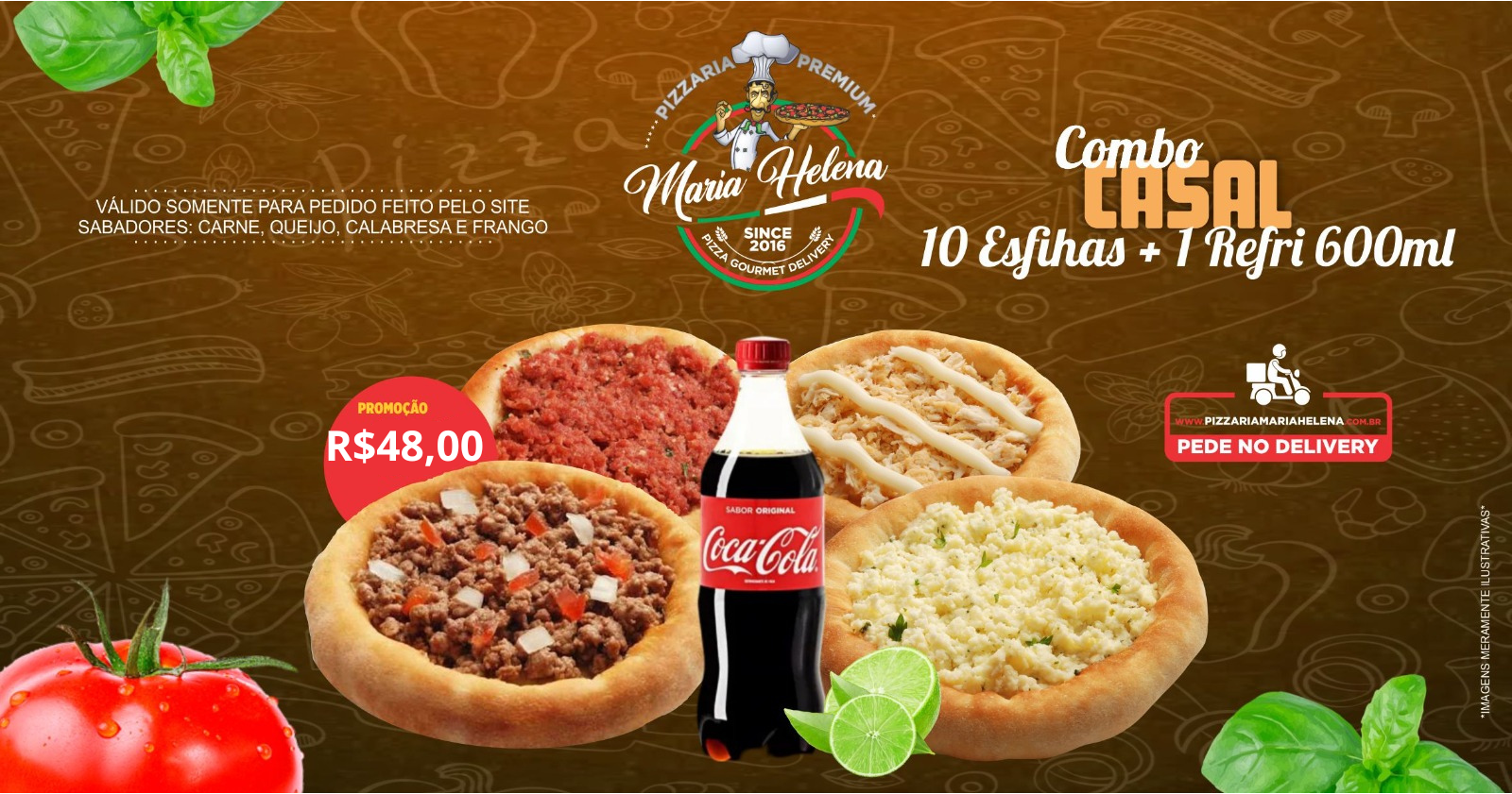 combo de esfihas casal