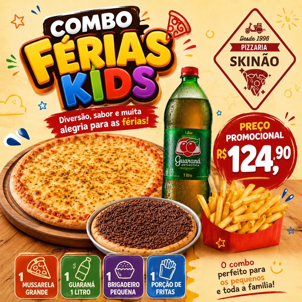 Combo Férias Kids