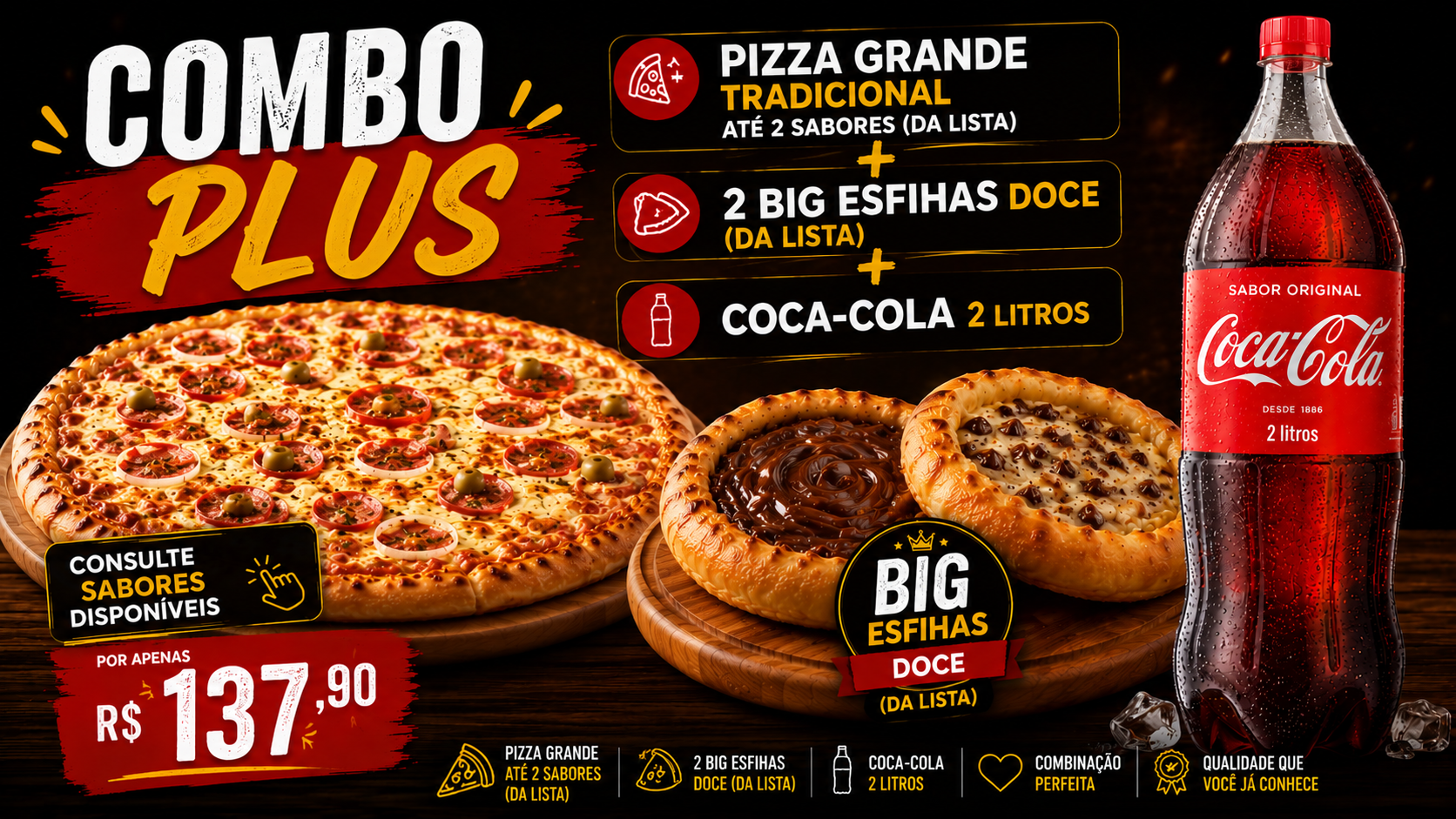 ⭐ Combo Pizza Plus