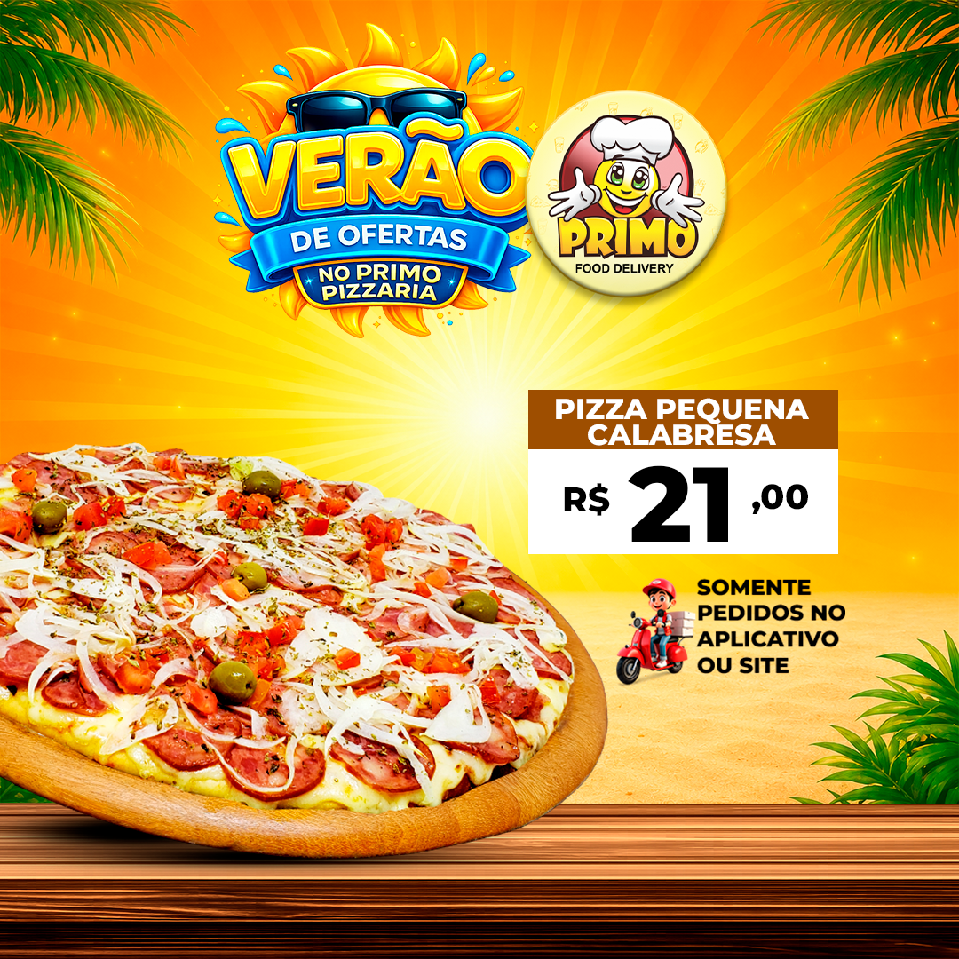 Pizza Pequena Calabresa R$21