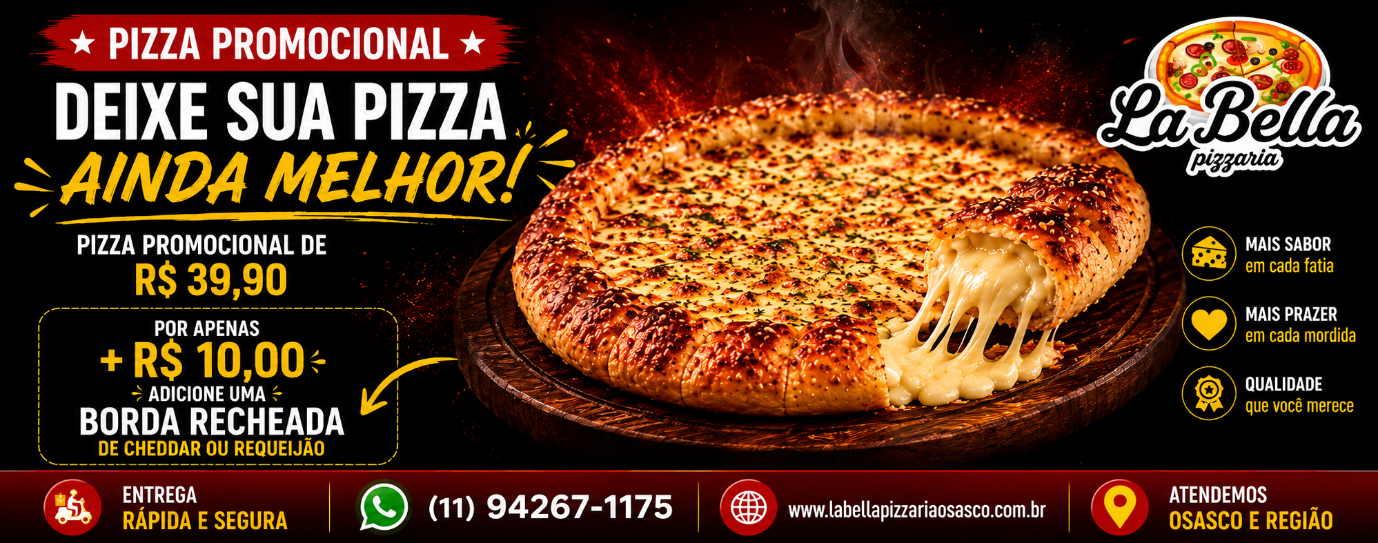 DEIXE SUA PIZZA AINDA MELHOR !!!