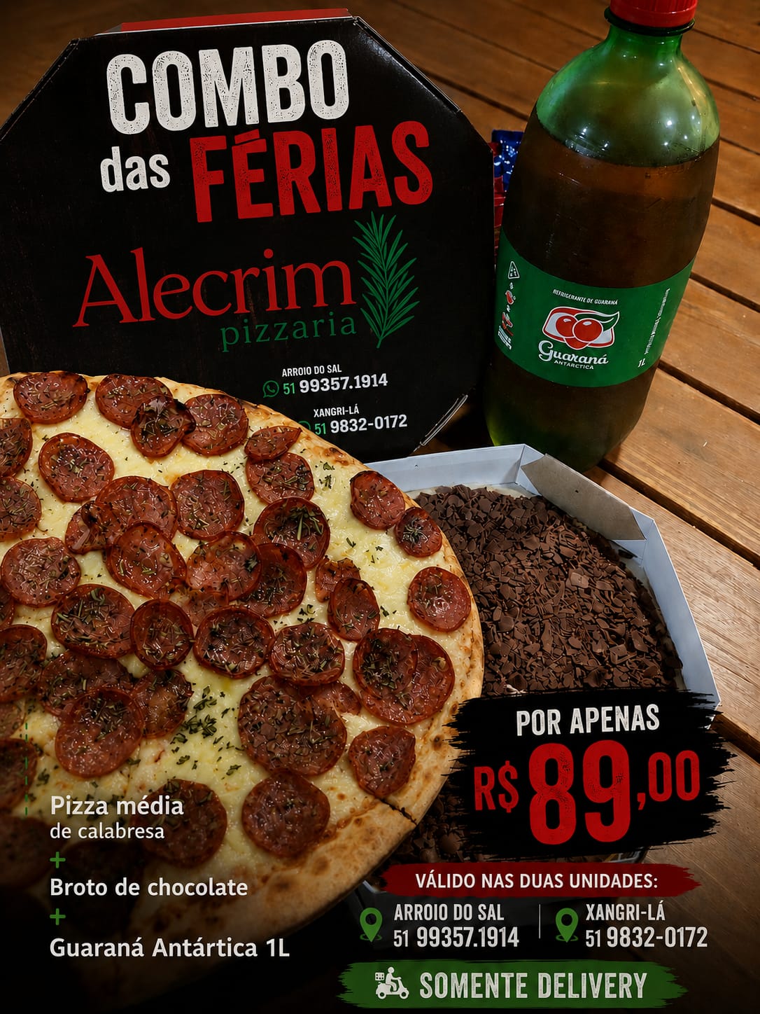 combo das ferias