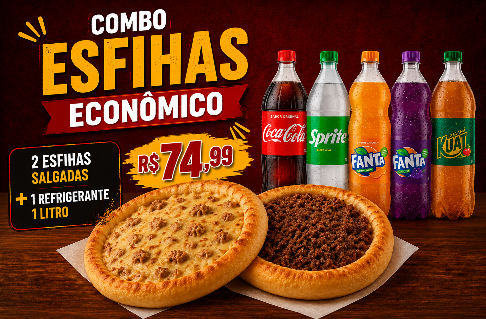 Combo Esfihas Econômico