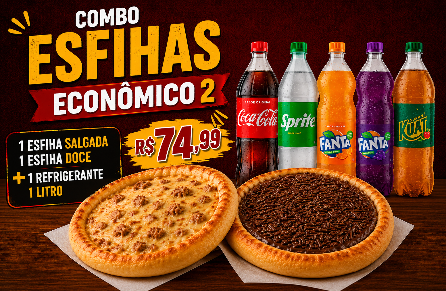 Combo Esfihas Econômico 2