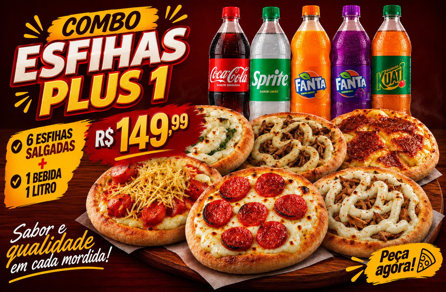 Combo Esfihas Plus 1