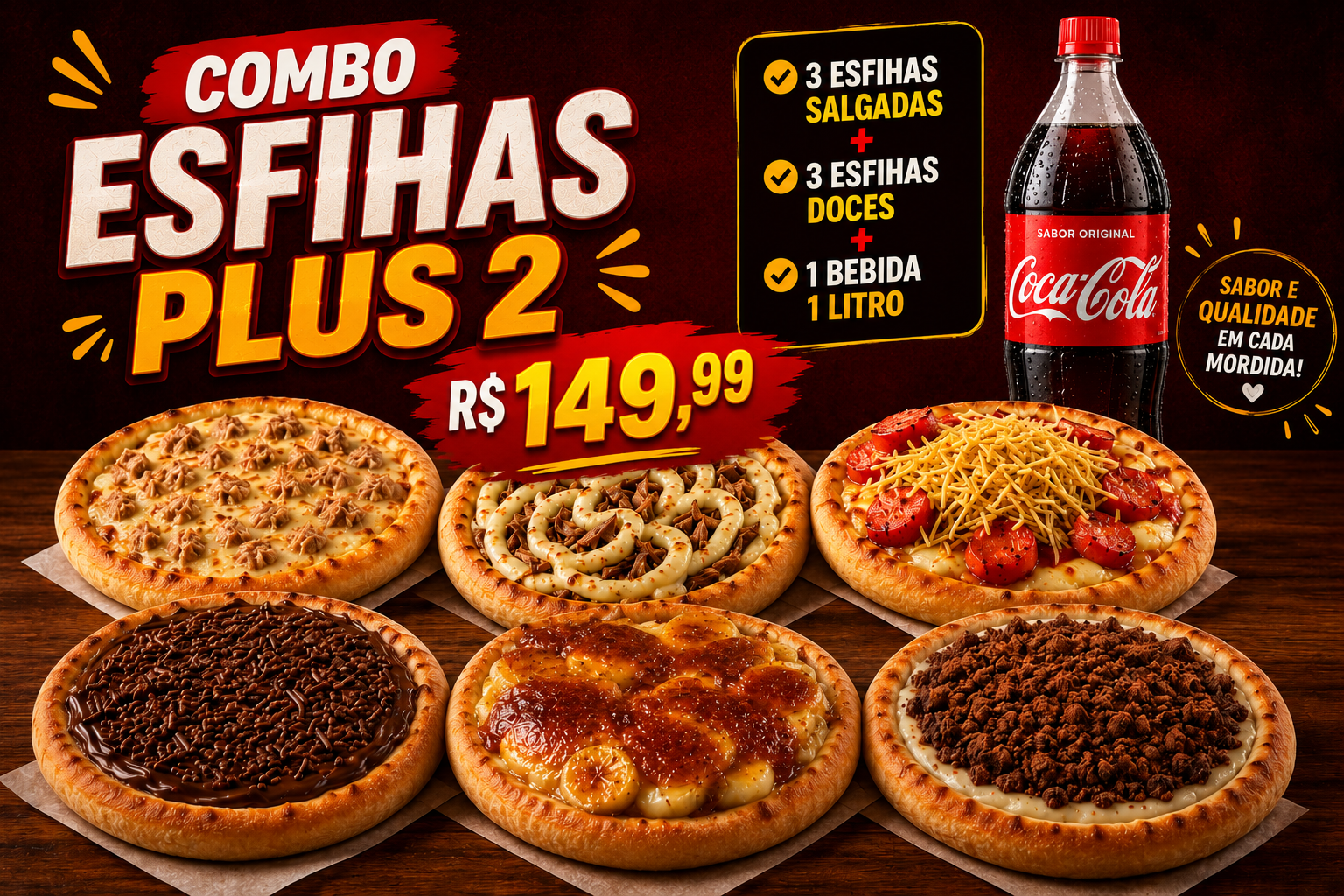 Combo Esfihas Plus 2