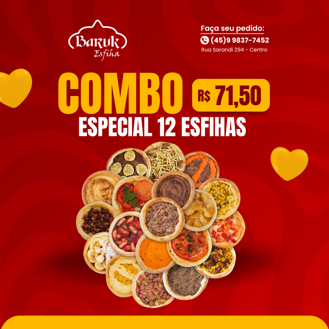 Mote o seu combo! (12 unidades)