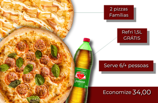 Combo 2 Pizzas Família