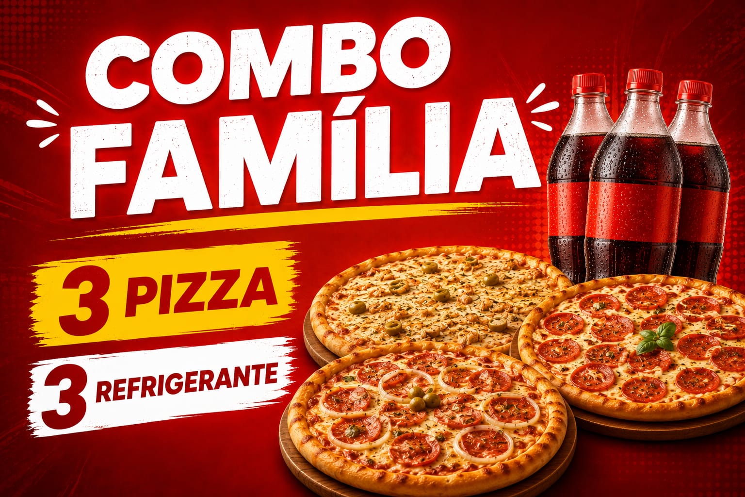 COMBO FAMILIA - R$ 150,00